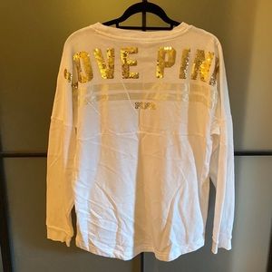 Victoria’s Secret Pink sequin sweatshirt